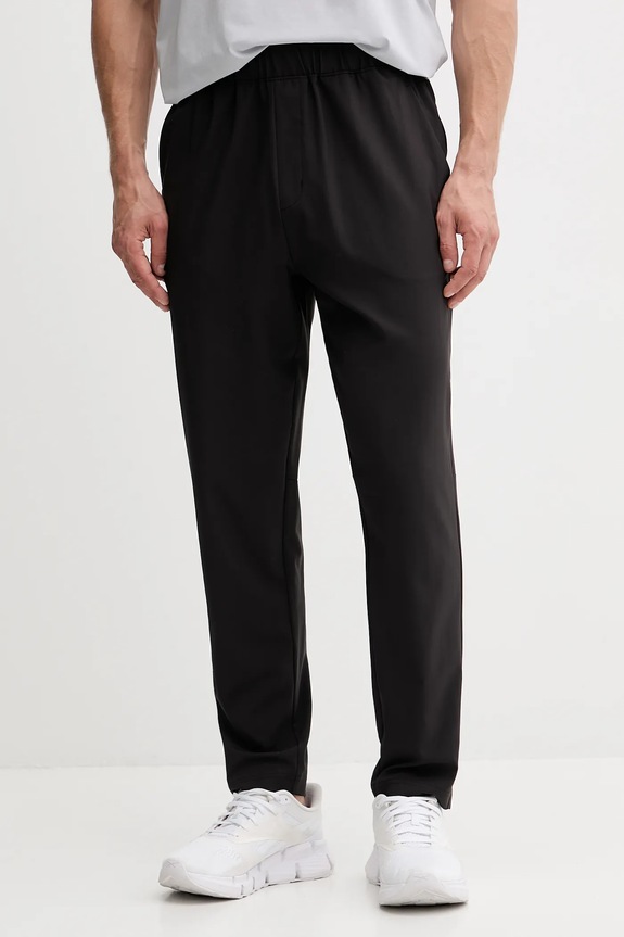 Donji dio trenirke Calvin Klein Performance tkanina crna LVGMF5P701