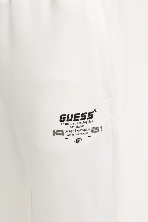 Guess spodnie dresowe RYOTA biały Z5BB00.KCNS2