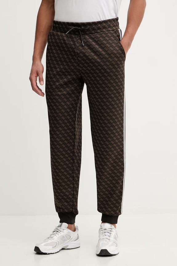 Tepláky Guess PRIMO pletenina hnědá Z5BB19.K2042