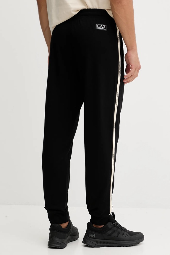 Îmbrăcăminte EA7 Emporio Armani pantaloni de trening din bumbac AF13512.7M001756 negru