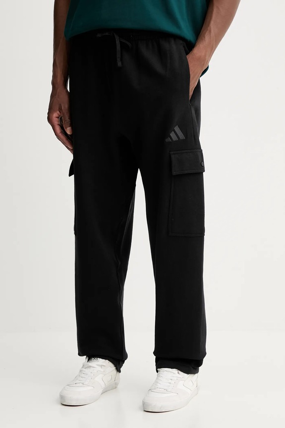 adidas spodnie dresowe bawełniane All SZN bawełna czarny JN0580