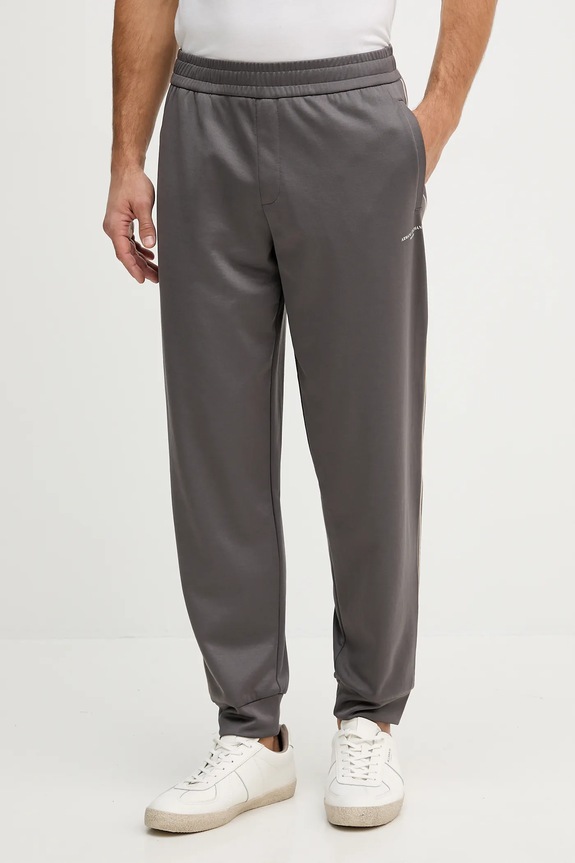 Armani Exchange melegítőnadrág sima szürke XM001358.AF16278