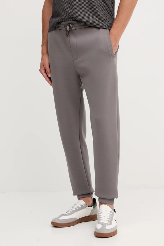 Armani Exchange pantaloni de trening tricotaj gri XM001894.AF10818