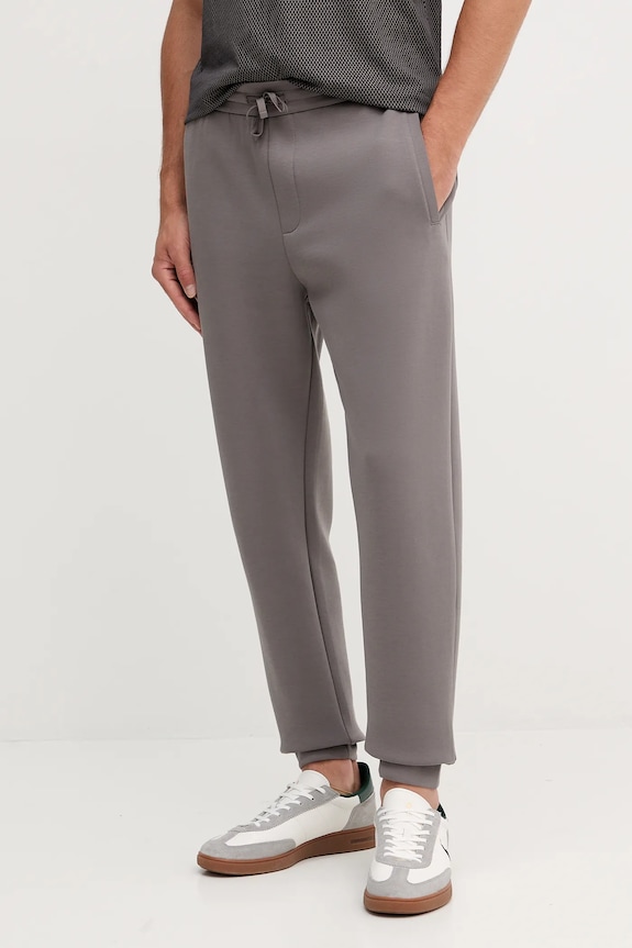 Armani Exchange pantaloni de trening tricotaj gri XM001894.AF10818