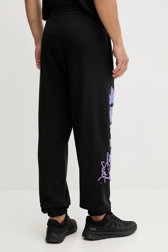 Odzież adidas Performance spodnie dresowe bawełniane PRIDE JL7626 czarny