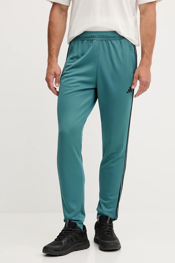 adidas Performance pantaloni de antrenament Train Essentials cu modele verde JW7499