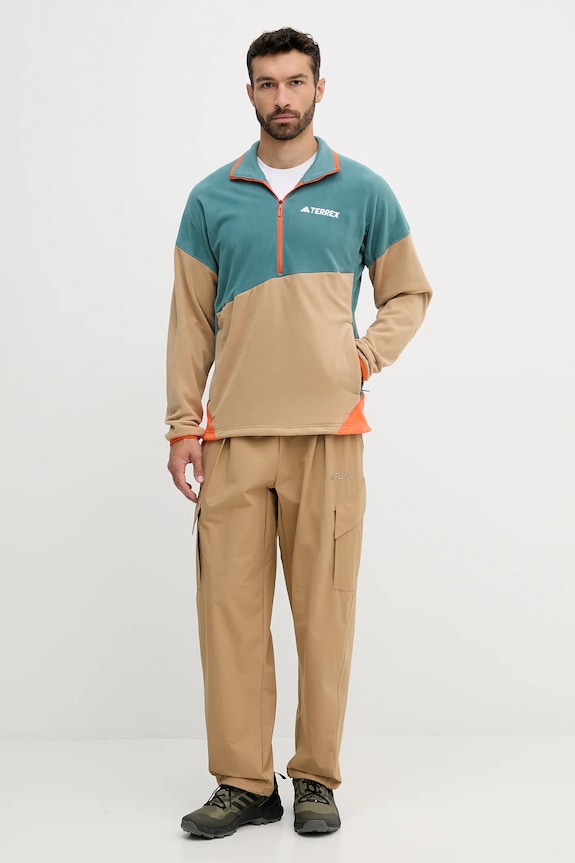 Turistické nohavice adidas TERREX JM7424 béžová AW25