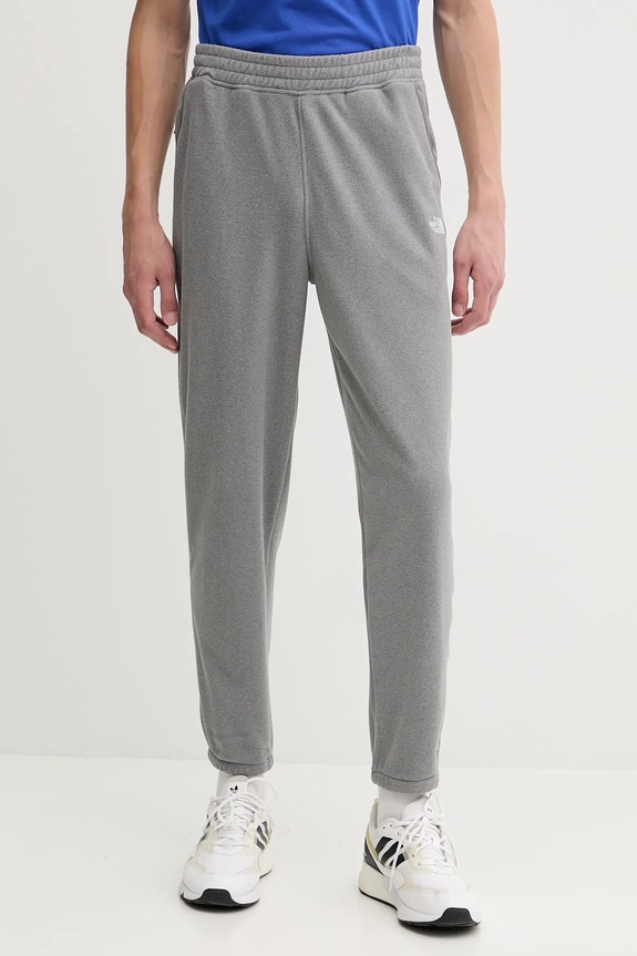 The North Face spodnie dresowe dzianina szary NF0A8D0TCQI1