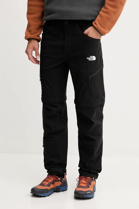 Панталон за спортове на открито The North Face Exploration текстил черен NF0A8EC3JK31
