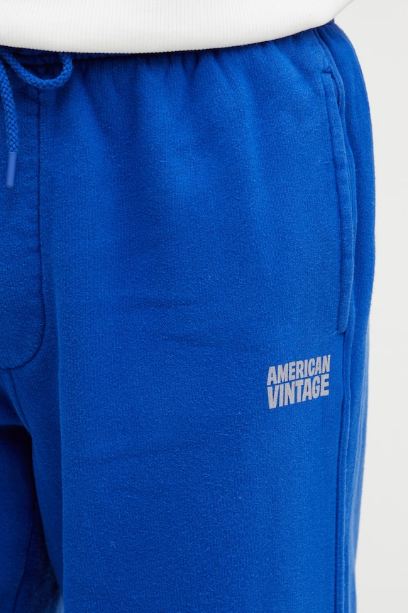 Pamučni donji dio trenirke American Vintage plava MPLI05B