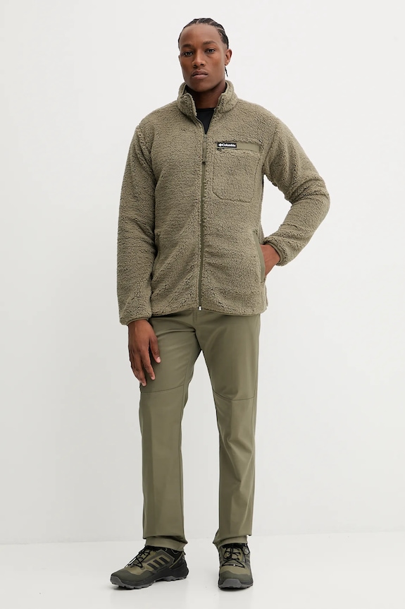 Turistické nohavice Columbia Pitchstone 2135671 zelená AW25