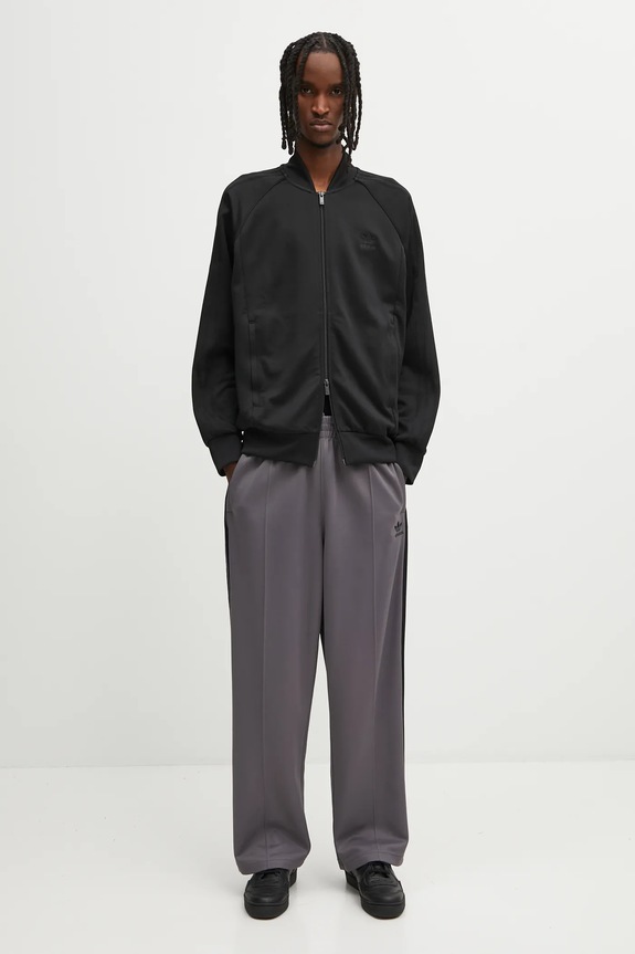 Tepláky adidas Originals Baggy Tp šedá JY1421
