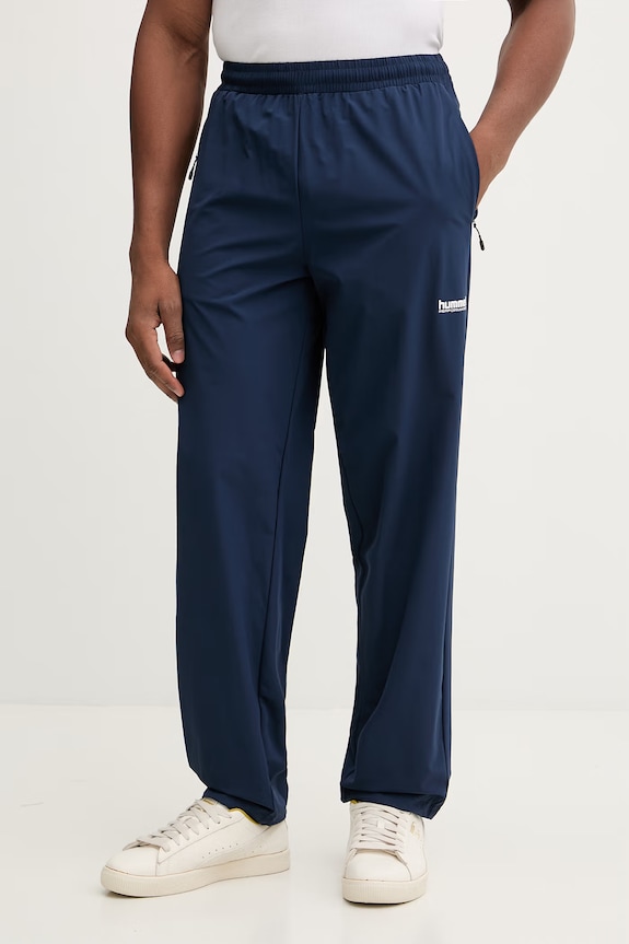Hummel pantaloni de trening panza bleumarin 229897