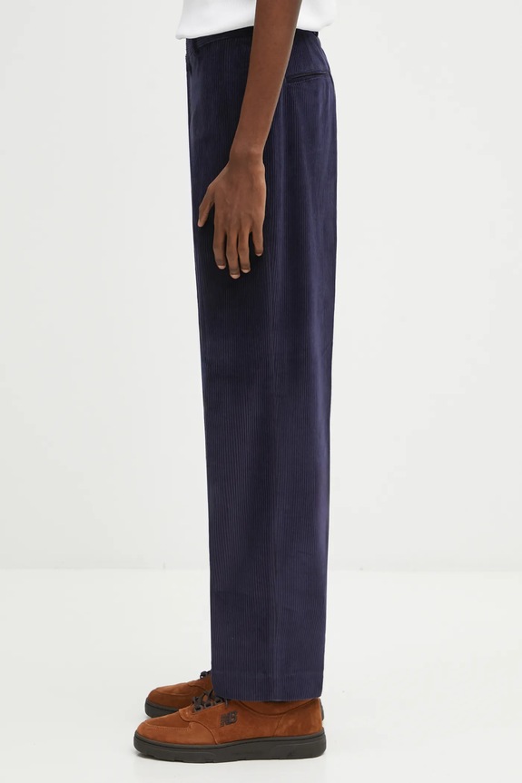 Вельветовые брюки Paul Smith M1R.410Z.T02792 тёмно-синий AW25