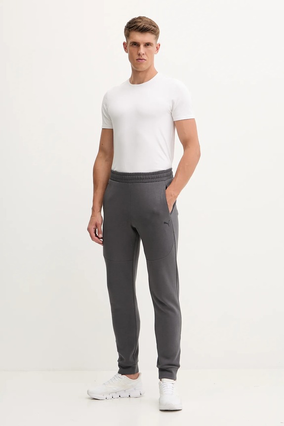 Spodnji del trenirke Puma 684601 siva AW25