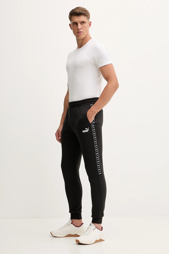 Puma pantaloni tuta 684679 nero AW25