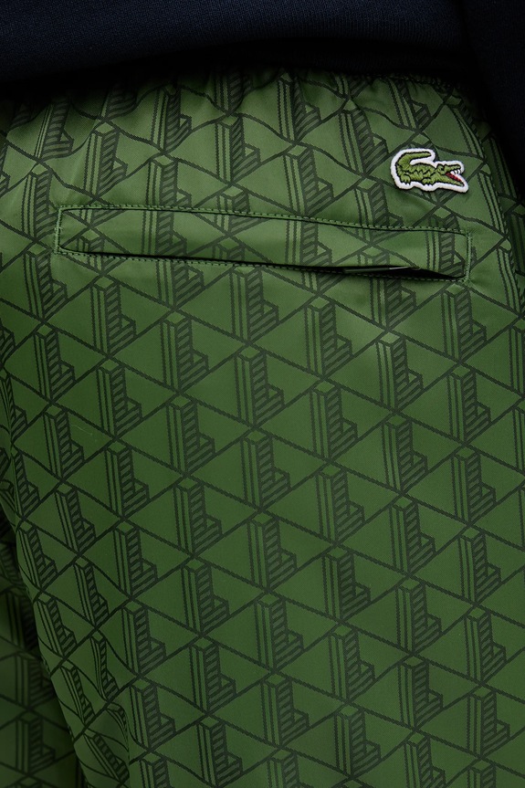 Tepláky Lacoste zelená XH8908
