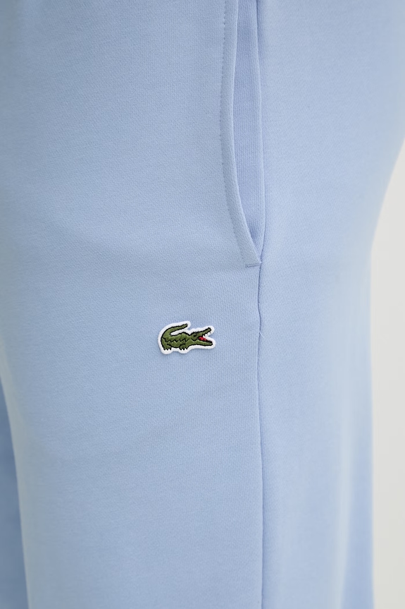 Lacoste spodnie dresowe męskie bawełniane niebieski XH9833