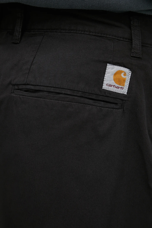Bavlnené nohavice Carhartt WIP Evan čierna I035563.89GD