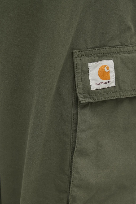 Carhartt WIP spodnie bawełniane Kade Cargo zielony I035564.2ZXGD