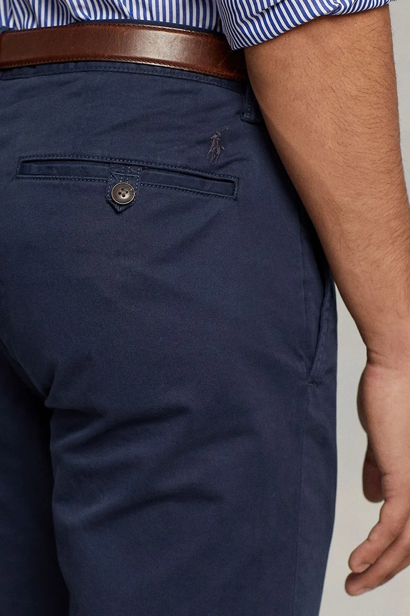 Hlače Polo Ralph Lauren mornarsko plava 710778778