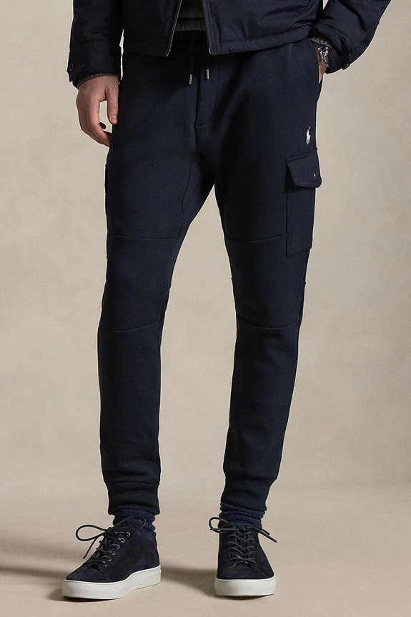 Tepláky Polo Ralph Lauren pletenina tmavomodrá 710980340