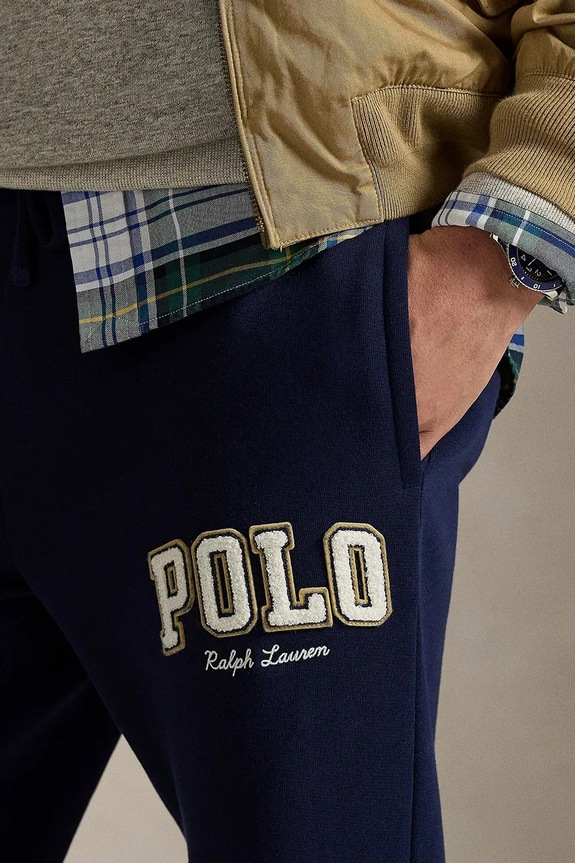 Polo Ralph Lauren pantaloni tuta blu navy 710981154