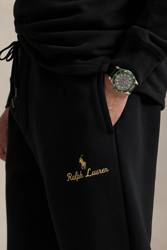 Donji dio trenirke Polo Ralph Lauren crna 710982780