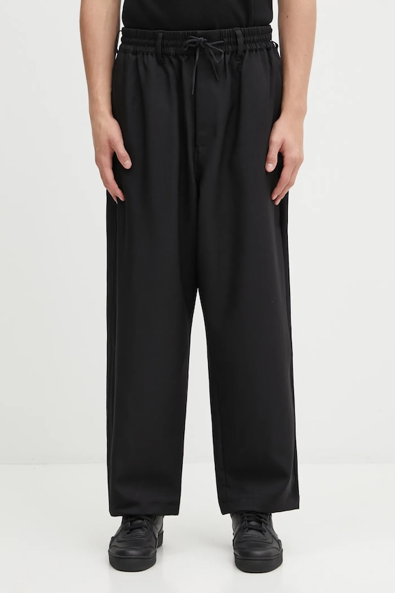 Y-3 pantaloni 3S Track Planet friendly negru JW4624