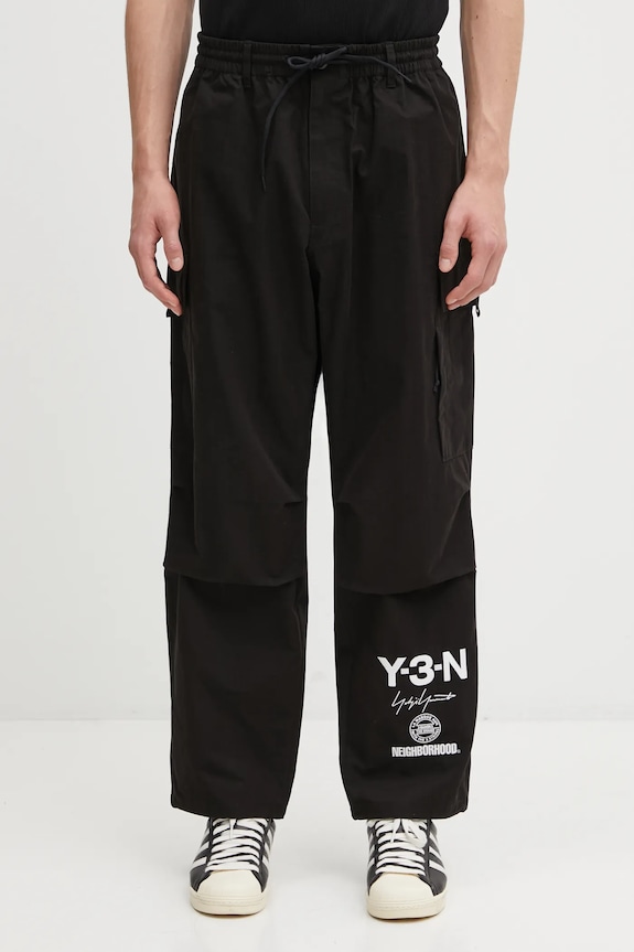 Y-3 pantaloni x Neighborhood Cargo cargo nero JW7003