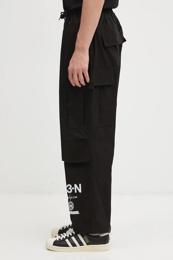 Y-3 pantaloni x Neighborhood Cargo JW7003 nero AW25