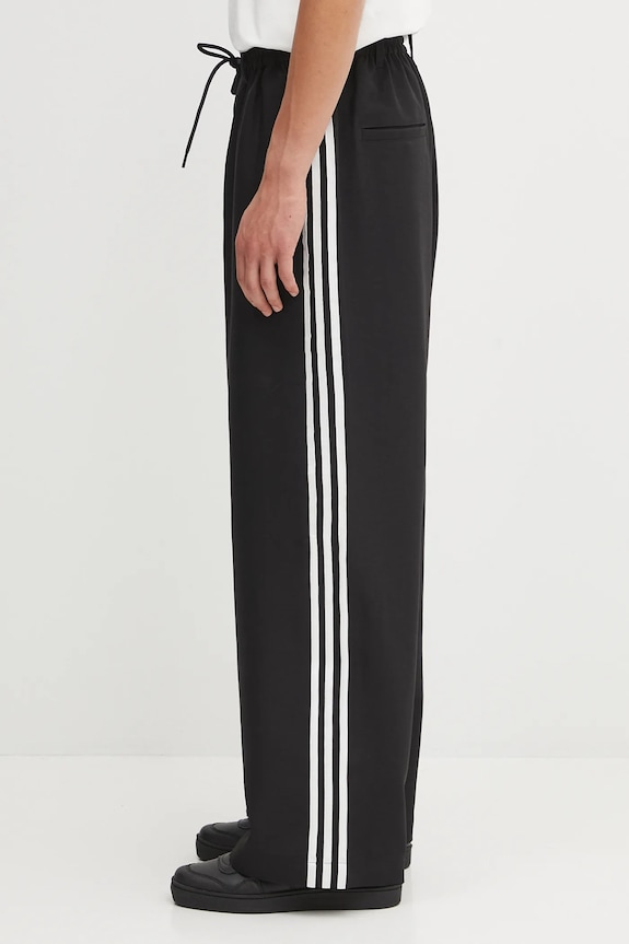 Y-3 trousers 3-Stripes fabric black JW7353