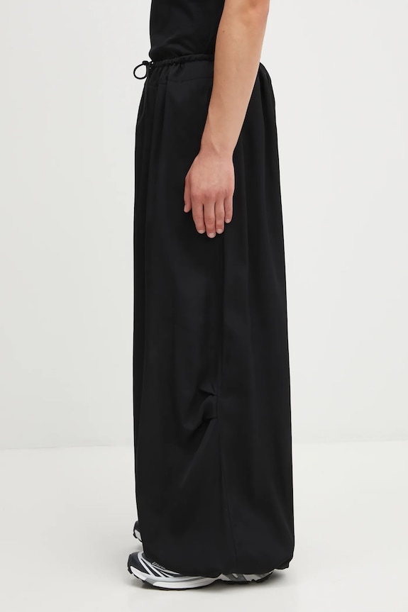 Y-3 trousers Rayon Twill Wide JX4754 black AW25