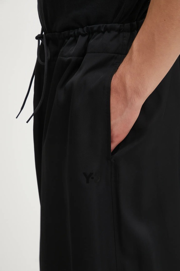 Y-3 trousers Rayon Twill Wide black JX4754