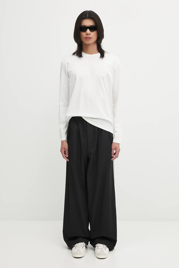 Y-3 pantaloni in misto lana Refined Wool JX7275