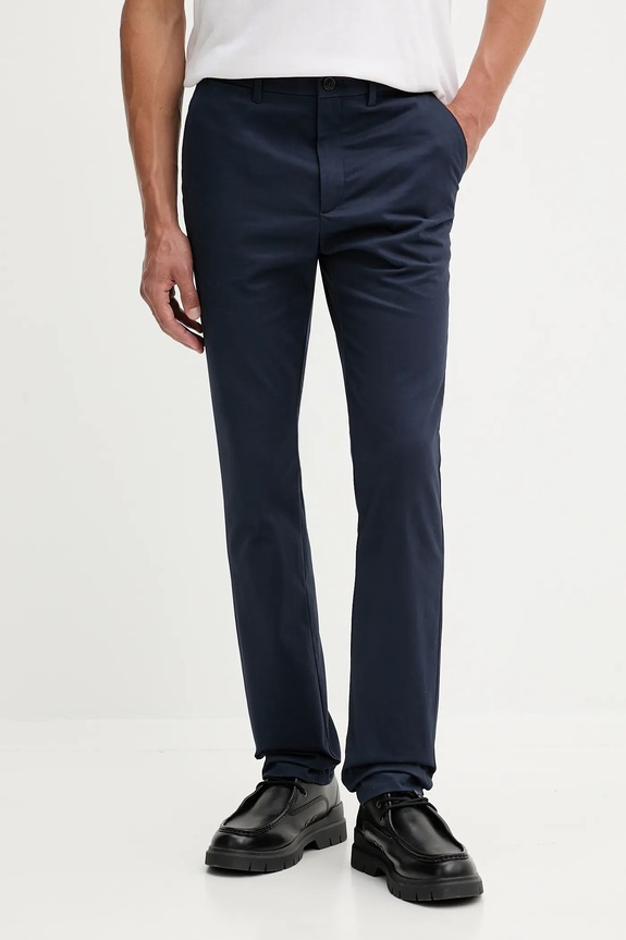 Calvin Klein nadrág elasztánnal sötétkék LV04LD613G