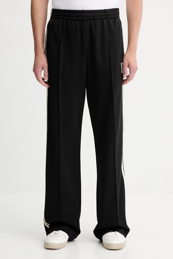 Παντελόνι φόρμας Calvin Klein πλεκτό ύφασμα μαύρο LV04LD221G