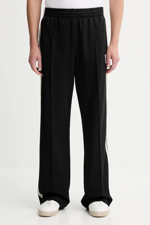 Παντελόνι φόρμας Calvin Klein πλεκτό ύφασμα μαύρο LV04LD221G