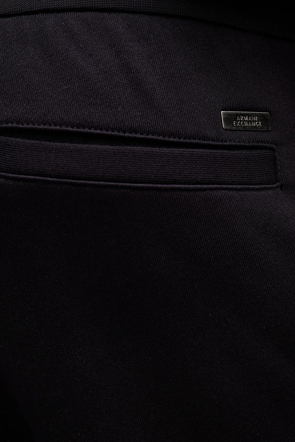 Armani Exchange spodnie dresowe bawełniane granatowy XM001041.AF10830