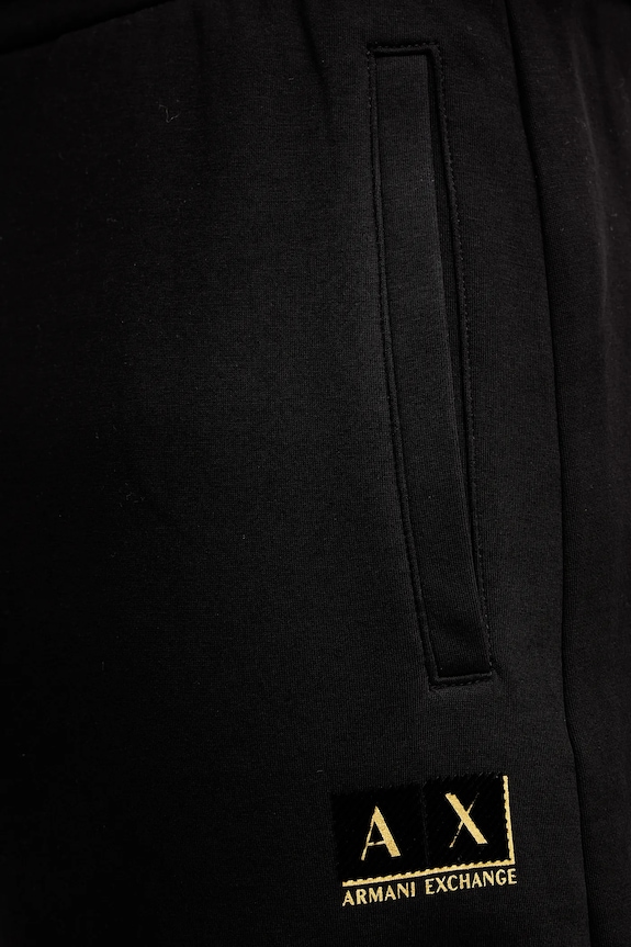 Spodnji del trenirke Armani Exchange črna XM001886.AF10818