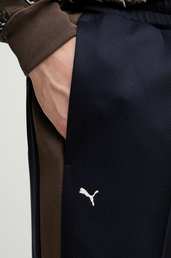 Puma teplákové nohavice pánske s bavlnou PUMA x JJJJOUND tmavomodrá 635539