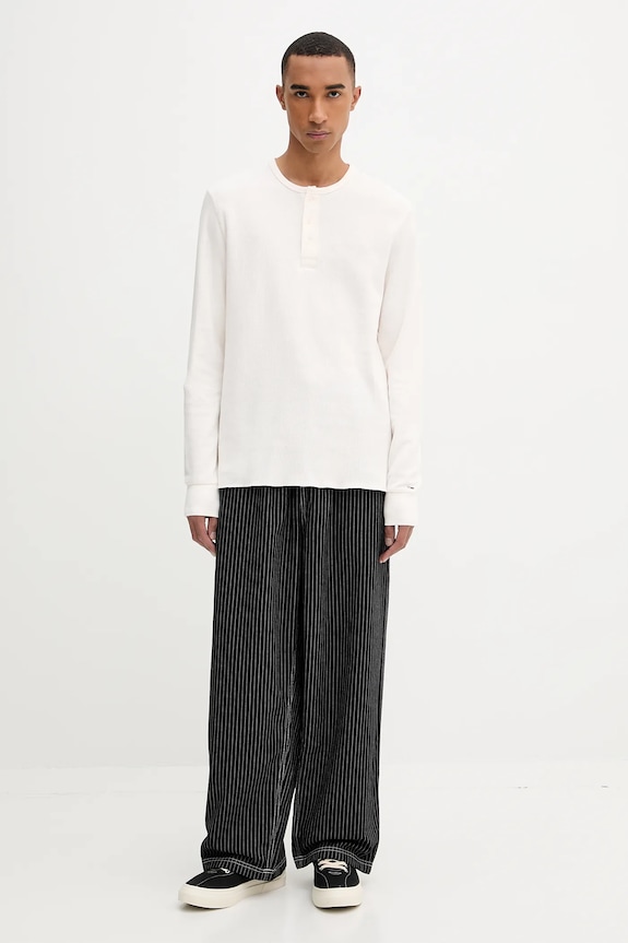 adidas Originals pantaloni in cotone JW0180 nero AW25