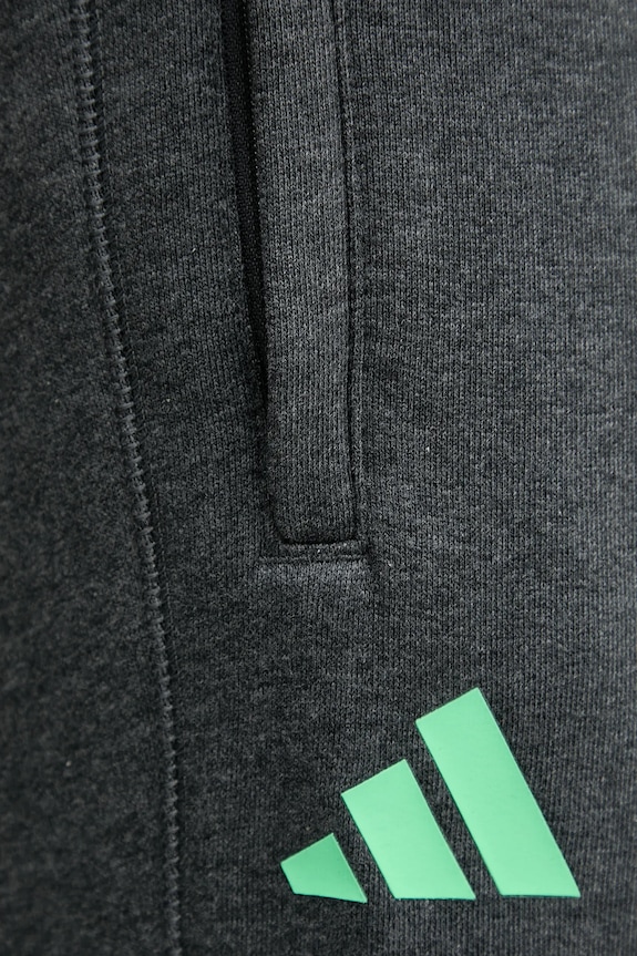 Βαμβακερό παντελόνι adidas x Mercedes γκρί JX8777
