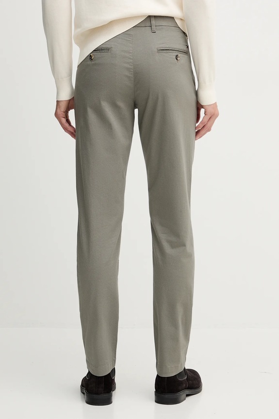 Odzież Tommy Hilfiger spodnie MW0MW39700 szary