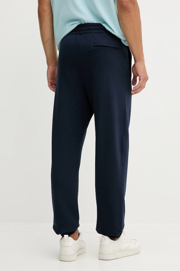 Ρούχα Βαμβακερό παντελόνι Calvin Klein Jeans LV04RD241G σκούρο μπλε