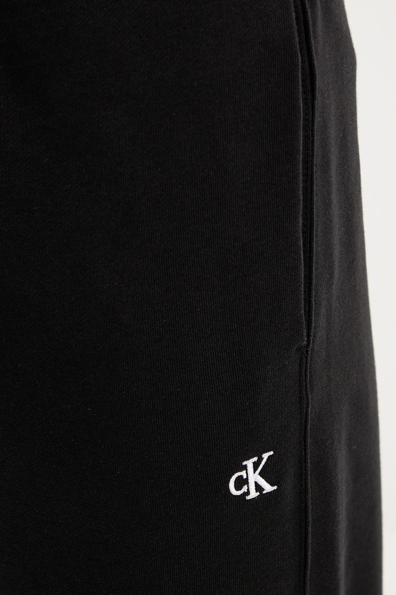 Βαμβακερό παντελόνι Calvin Klein Jeans μαύρο LV04RD241G