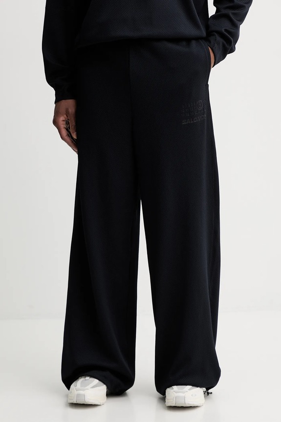 MM6 Maison Margiela pantaloni x Salomon tessuto nero SH0KA0058.M20139.899