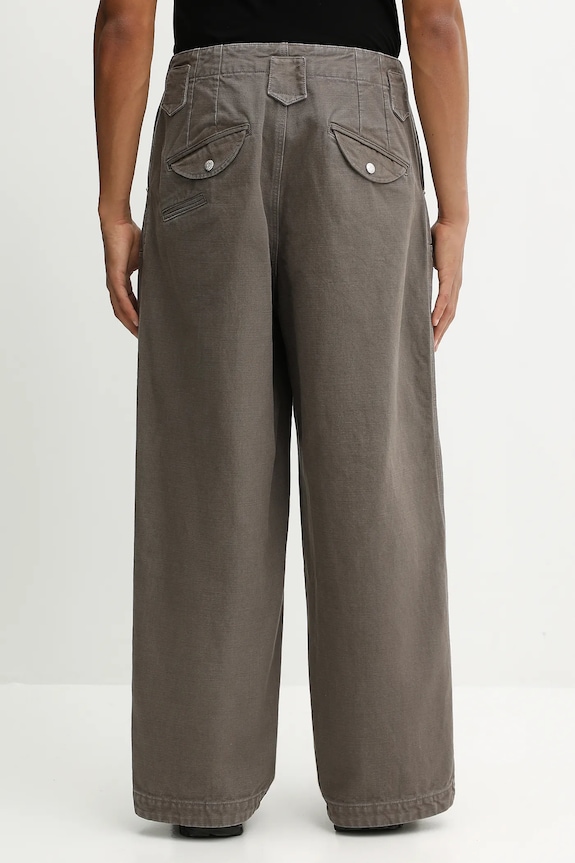 Одяг Бавовняні штани Kenzo Double Knee Pant FF65PA2469GU коричневий