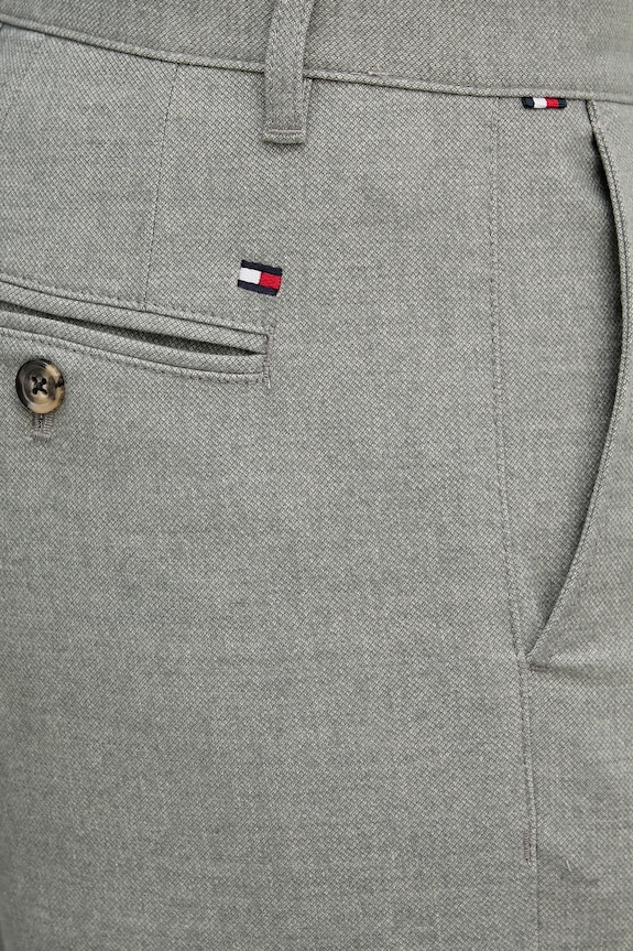 Nohavice Tommy Hilfiger zelená MW0MW40265