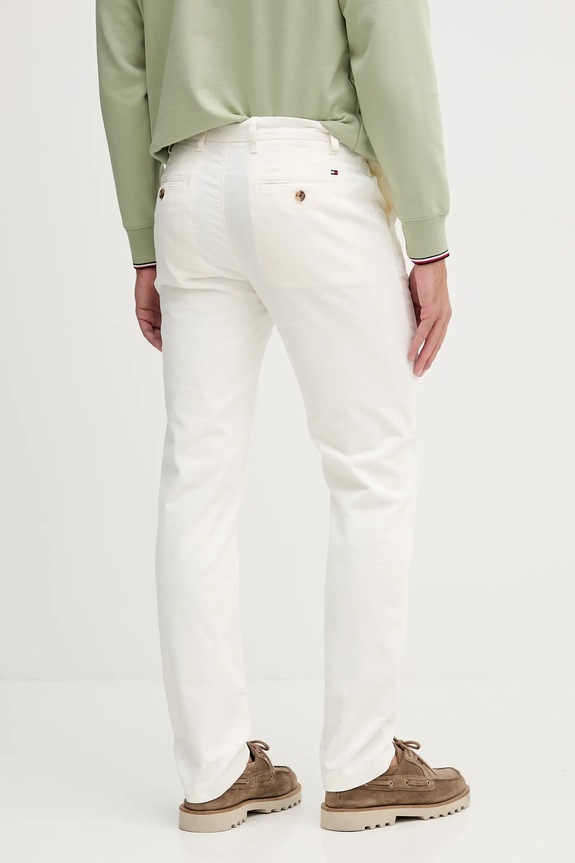 Oblečení Manšestrové kalhoty Tommy Hilfiger MW0MW40267 béžová